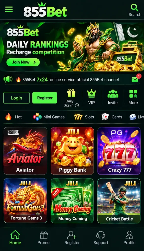 855BET Game